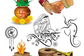 Premium Vector _ Indian wedding clipart logo…